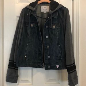 Guess Denim Jacket w/ detachable hood
